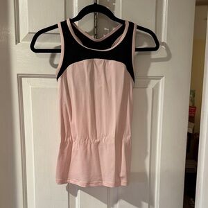 Motionwear Pink and Black Tank Top